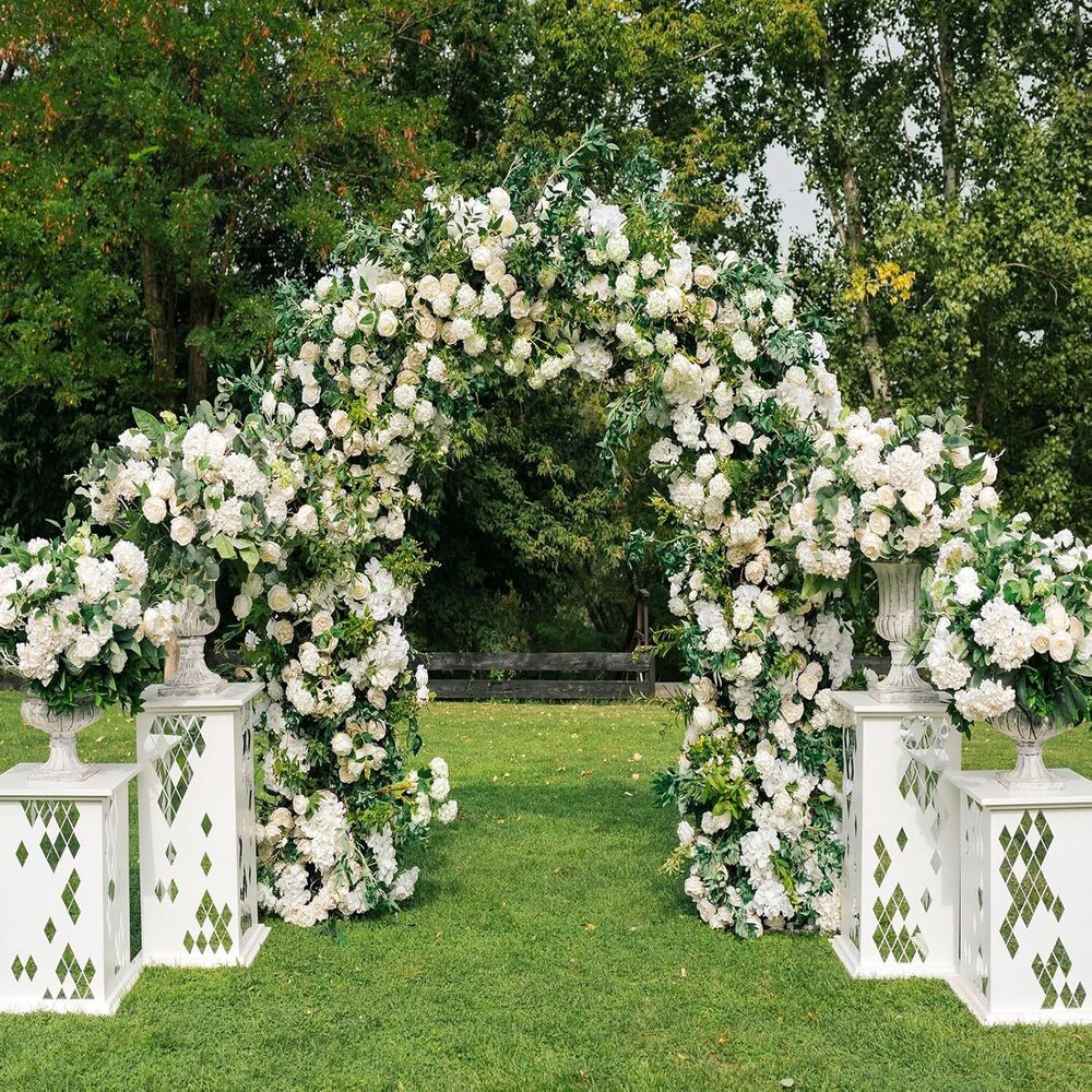 Garden Arch - Metal, 7ft Height X 4ft Width X 1ft Depth, Black | Supports Climbing Plants, Enhances Garden Aesthetics, Ideal For Vines