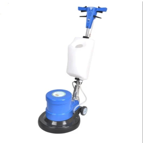 Single Disc Scrubber - Color: White Blue