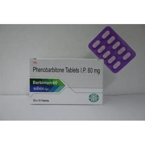 60mg फेनोबार्बिटोन टैबलेट्स आईपी