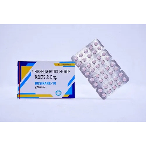 10mg बुस्पिरोन हाइड्रोक्लोराइड टैबलेट्स आईपी
