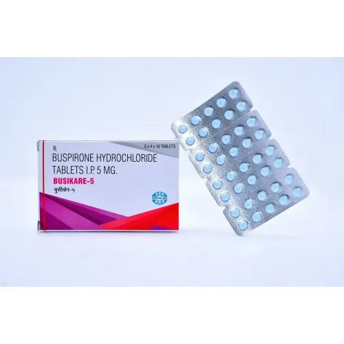 5mg बुस्पिरोन हाइड्रोक्लोराइड टैबलेट्स आईपी