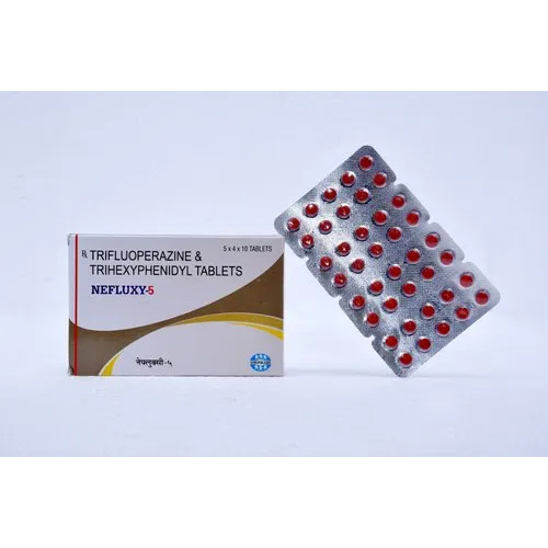 Trifluoperazine And Trihexyphenidyl Tablets - Dosage Form: Solid