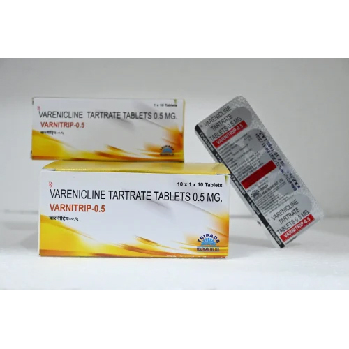 0.5Mg Varenicline Tartrate Tablets - Dosage Form: Solid