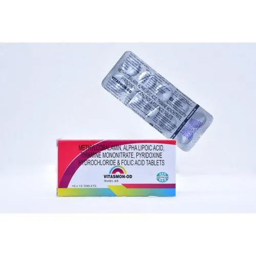 ALPHA LIPOIC ACID-100 MG. , THIAMINE MONONITRATE-10 MG. , PYRIDOXINE-3 MG. , FOLIC ACID-1.5 MG. &  METHYLCOBALAMIN-1500 MCG.
