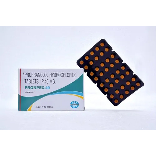 40Mg Propranolol Hydrochloride Tablets Ip - Color: White