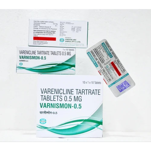 0.5Mg Varenicline Tartrate Tablets - Medicine Type: Anti Hiv Medicine