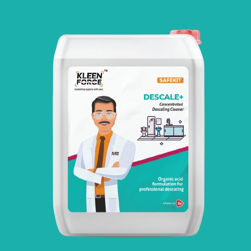 Kleen Force Safekit Descale+ Concentrated Descaling Cleaner - Ph Level: 2-3