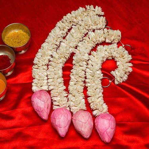 Sola wood Rajani Lotus Bud Garland Flower
