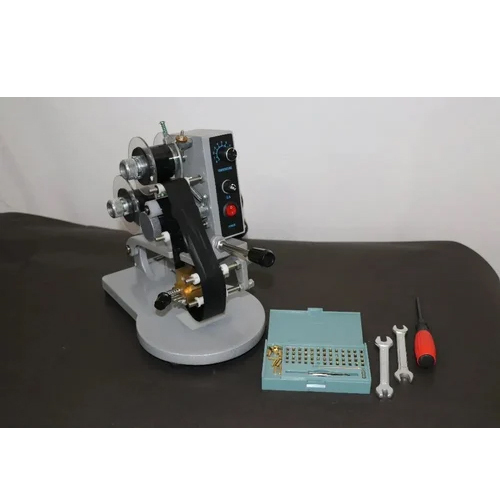 Batch Coding Machine - Plastic, 440 X 360 X 310 Mm, Black Ink | Manual Operation, 220/240 V, 20 M/min Capacity, New Condition