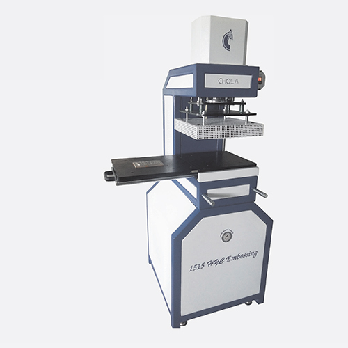 C1515D Hydraulic Embossing Heat Press - Color: Blue & White