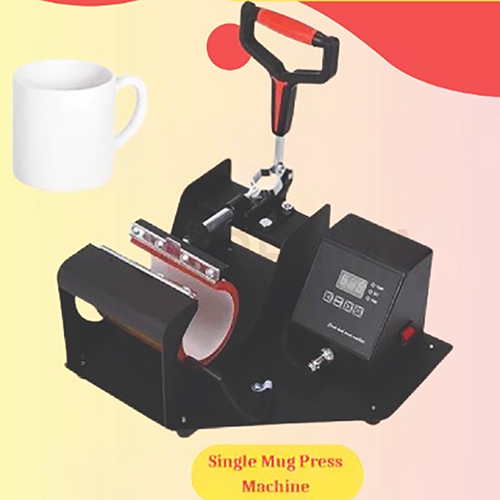 Single Mug Press Machine - Color: Black