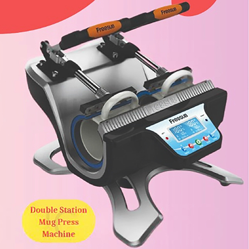 Double Station Mug Press Machine - Color: Black