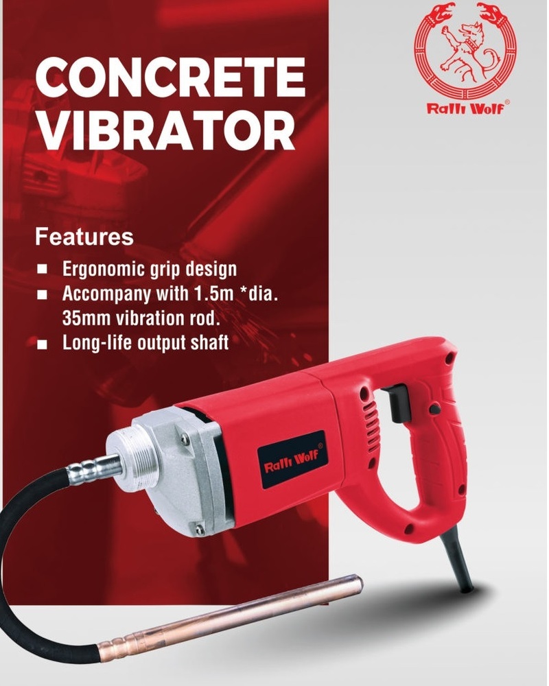 Ralli Wolf Concrete Vibrator (Rwcv35)