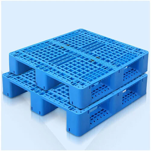 Plastic Pallets - Hdpe 1200 X 1000 X 160 Mm | Blue, 1000 Kg Capacity, 4-way Access, Stackable For Efficient Storage
