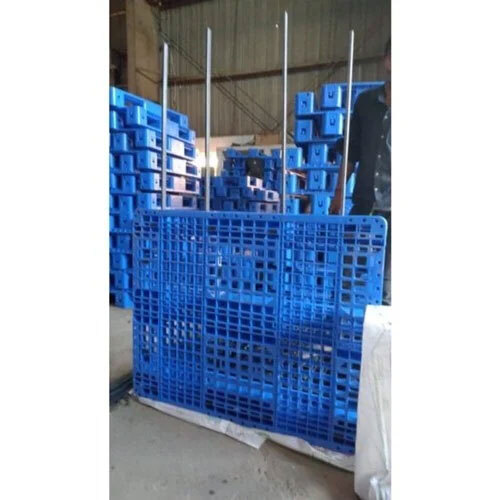 Plastic Pallets - Hdpe 1200 X 1000 X 160 Mm | Blue, 1000 Kg Capacity, 4-way Access, Stackable For Efficient Storage