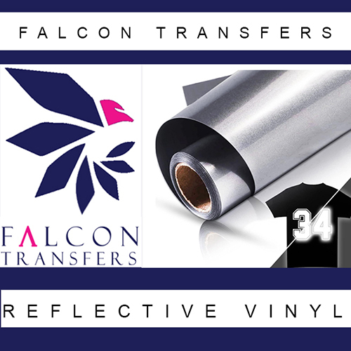 Fal Con Heat Transfer Reflective Vinyl - Color: Silver