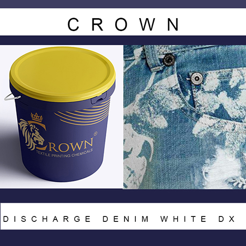 White Dx Discharge Denim Chemical