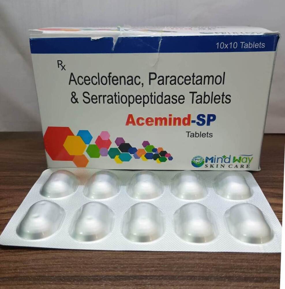 ACECLOFENAC+ SERRATIOPEPTIDASE + PARACETAMOL