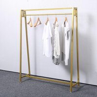 Metal Clothes Rack With Clothing Hanging Rack Organizer For Laundry Drying Rack