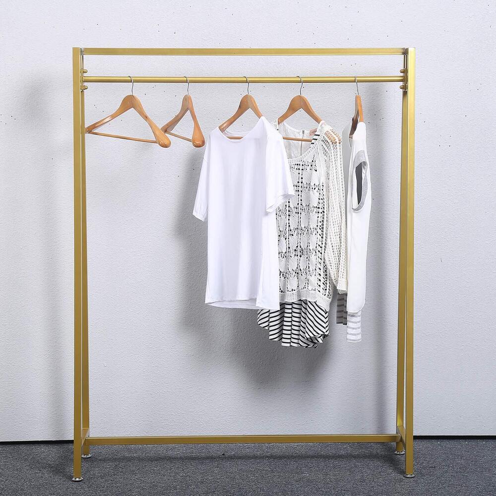 Metal Clothes Rack With Clothing Hanging Rack Organizer For Laundry Drying Rack