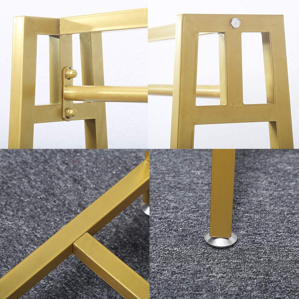 Metal Clothes Rack With Clothing Hanging Rack Organizer For Laundry Drying Rack