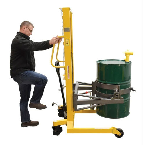 Drum Stacker - Stainless Steel, 1190 X 890 X 2000 Mm , 350 Kg Lifting Capacity, Quiet Operation, Minimal Maintenance