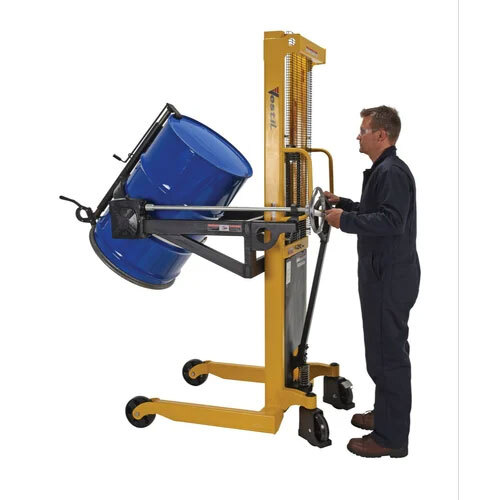 Drum Stacker - Stainless Steel, 1190 X 890 X 2000 Mm , 350 Kg Lifting Capacity, Quiet Operation, Minimal Maintenance