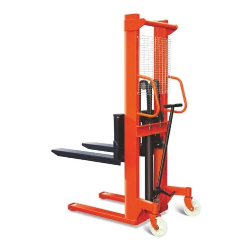 Hydraulic Hand Stacker - Color: Orange