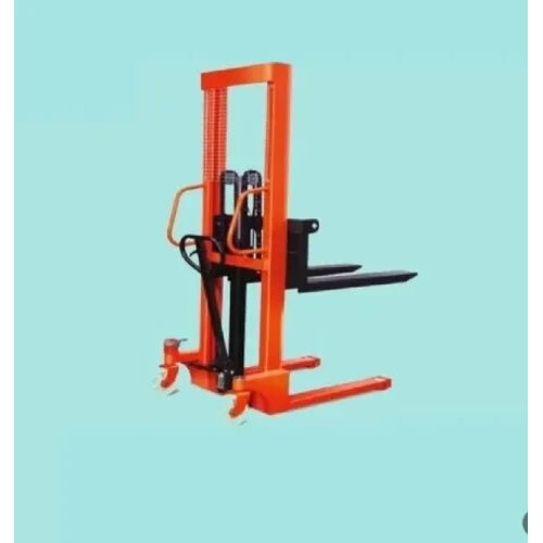 Hydraulic Hand Stacker - Color: Orange