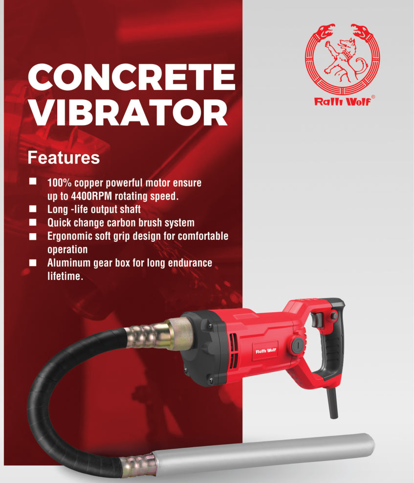 Ralli Wolf Concrete Vibrator (Rw-cv35a 3)