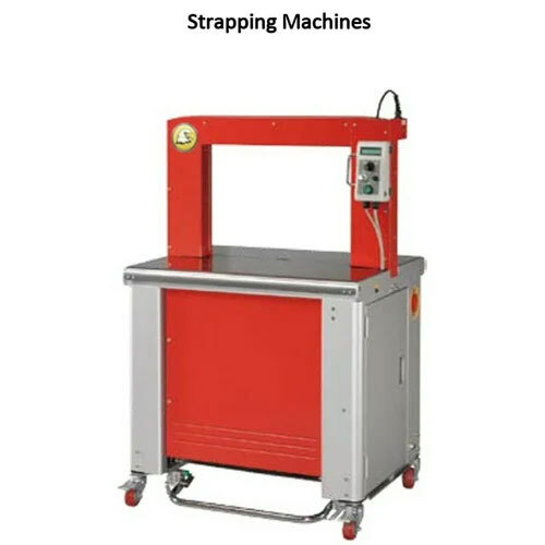 Fully Automatic Strapping Machine - Color: Red