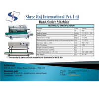 SS Horizontal Band Sealer Machine