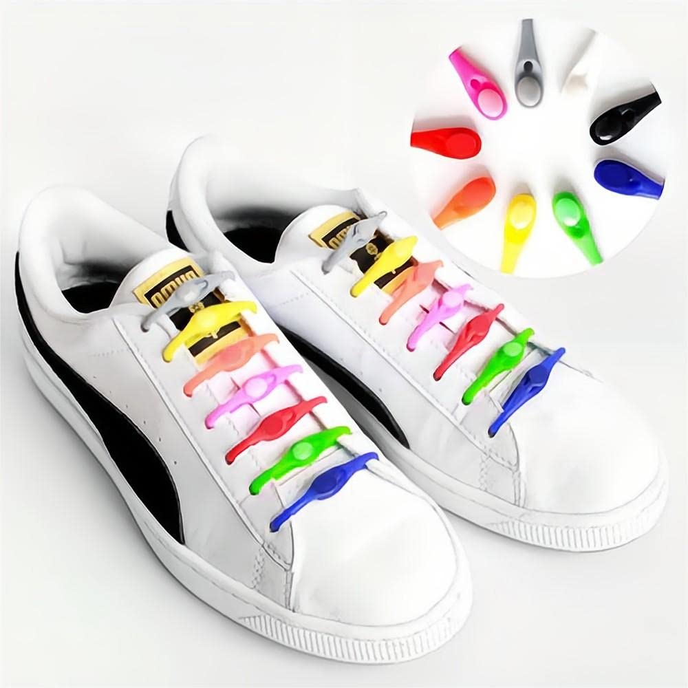 12PCS Shoe Laces for Adults Kids Elastic Laces for Shoes
