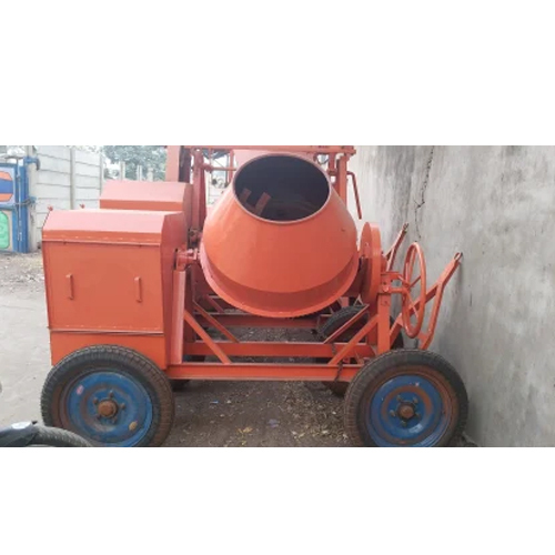 Automatic Concrete Mixer Machine - Color: Orange