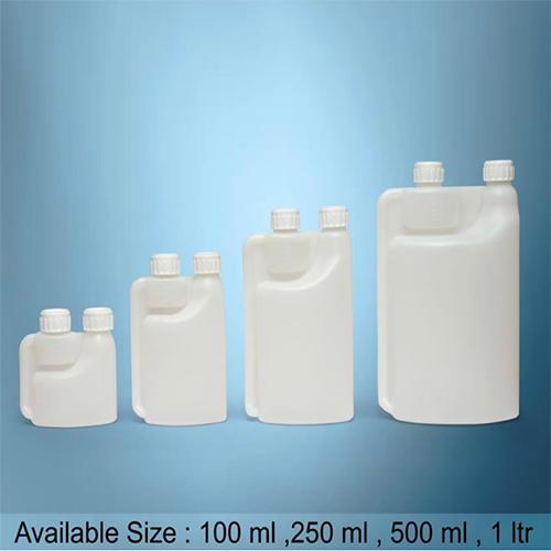 HDPE Double Nack Plastic Bottles