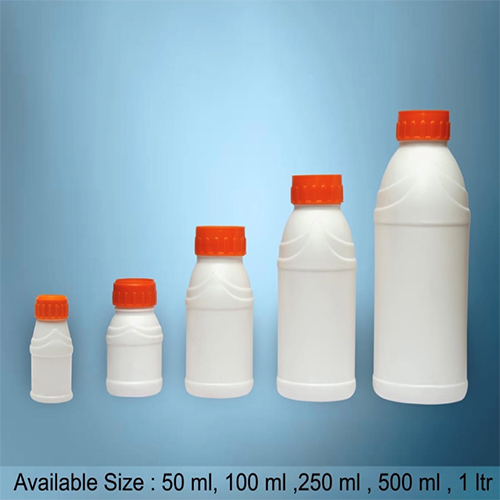 HDPE Lotus White Plastic Bottles