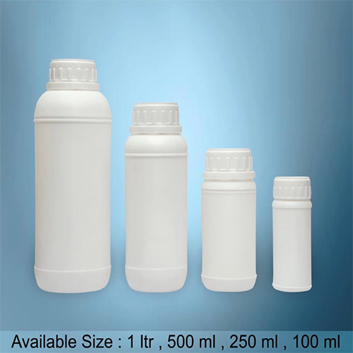 HDPE Regular Emida White Plastic Bottles