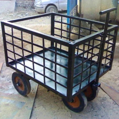 Brick Shifting Basket Trolley - Color: Black