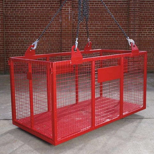 Block Shiftng Basket Trolley - Color: Red