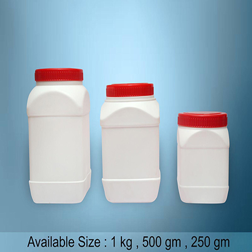 HDPE Square Plastic Jar