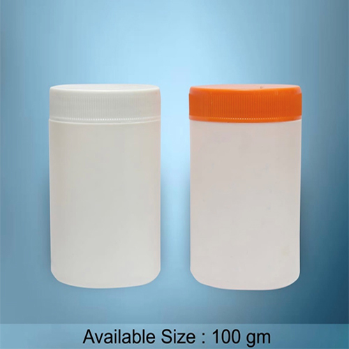 HDPE 100 gm Plastic Jar