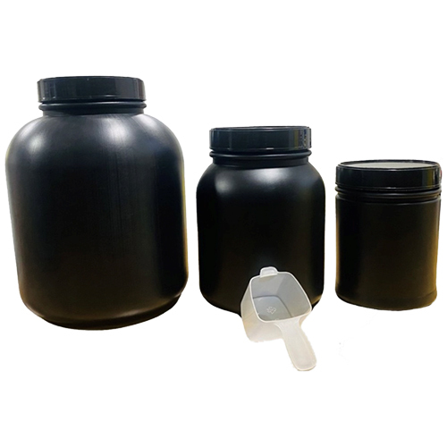 HDPE Black Plastic Jar