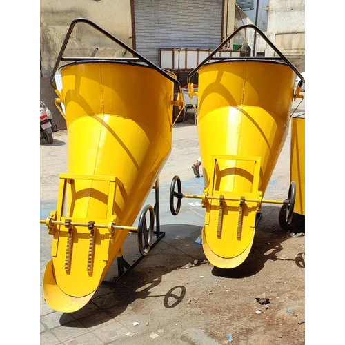 Double Gear Concrete Bucket - Color: Yellow