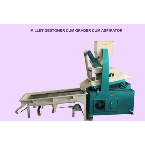 Millet Machine - Color: White & Blue