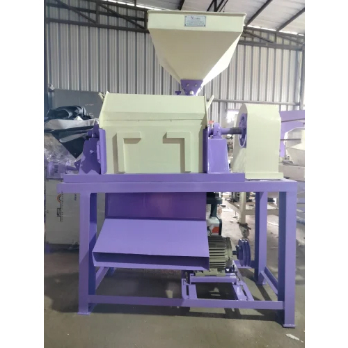 Millet Dehusking Machine - Color: Purple & White