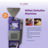 Double Stage Millet Dehuller