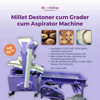 Automatic MS Destoner Cum Grader Cum Aspirator