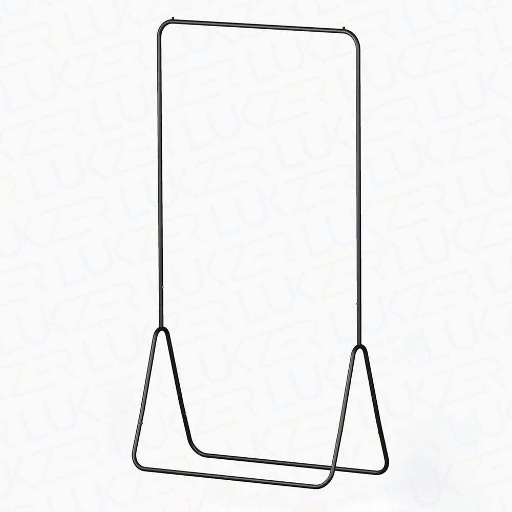 Black Garment Stand/Coat Hanger - 150X81.5X41.5cms - Stylish and Durable Clothes