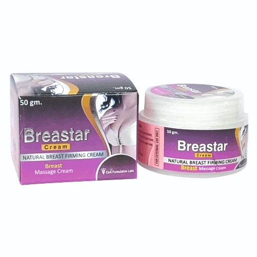 Natural Breast Firming Cream - Herbal Ingredients, 50gm | Smooth Texture, Suitable For All Skin Types, 12-month Shelf Life