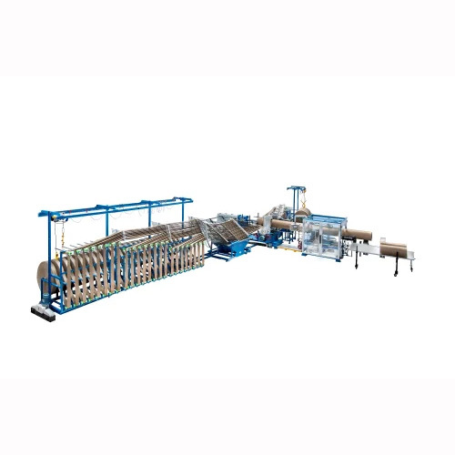 Ultra Heavy Duty Model Paper Core Making Machine - Color: Blue